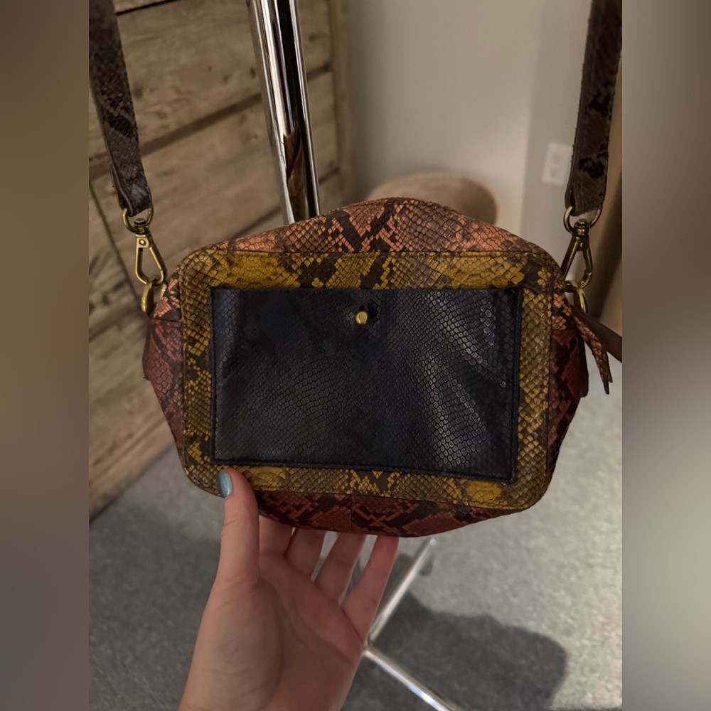 Madewell Multicolor Snake Print Shoulder Bag